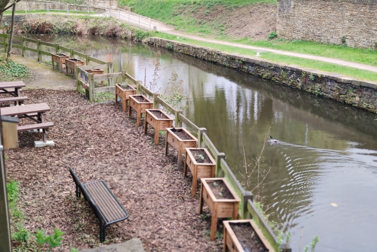 Canalside planters 2