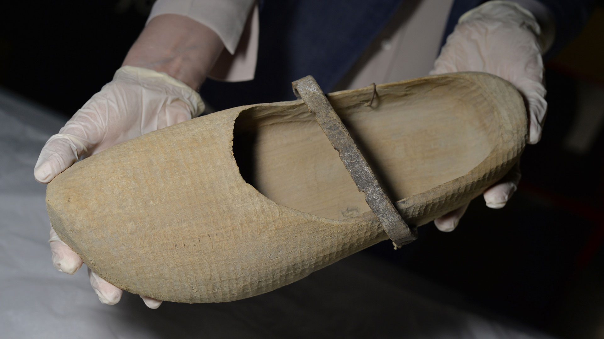 WWII concentration camp prisoner's shoe