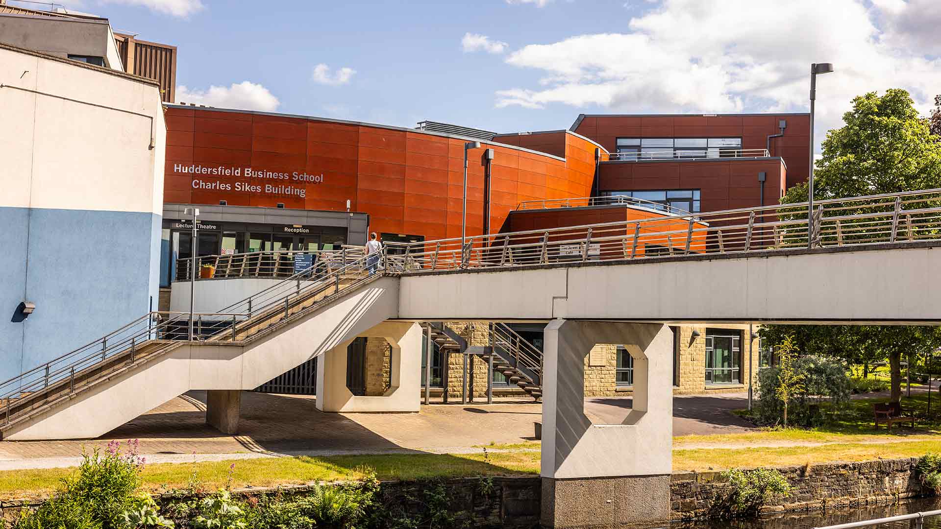 The Charles Sikes building on campus, which is home to the University's Business School.